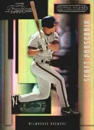 2004 Playoff Prestige - Xtra Bases Black #104 - Scott Podsednik - Milwaukee Brewers