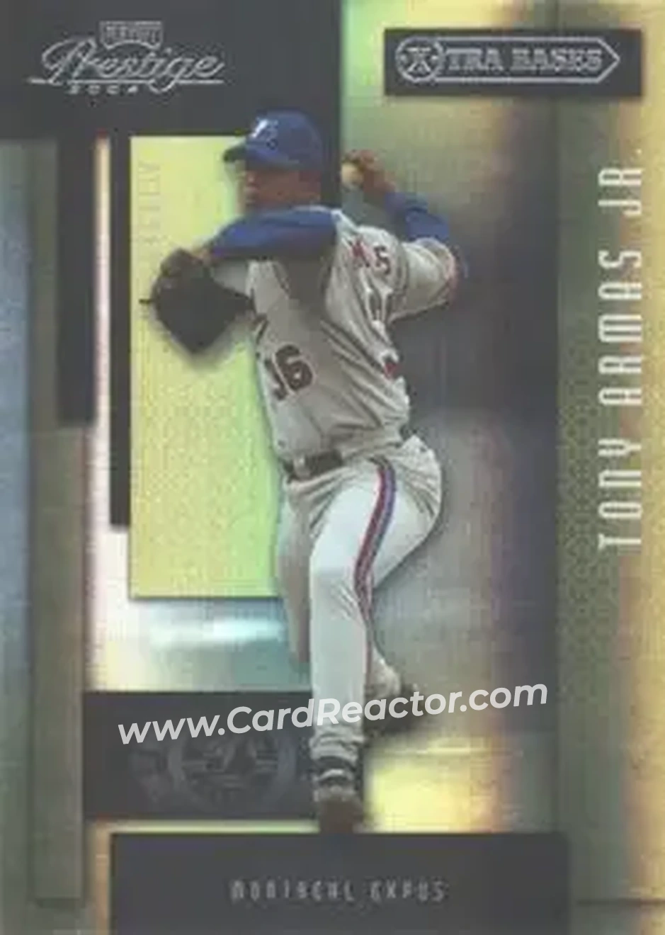 2004 Playoff Prestige - Xtra Bases Black #115 - Tony Armas, Jr. - Montreal Expos - Front
