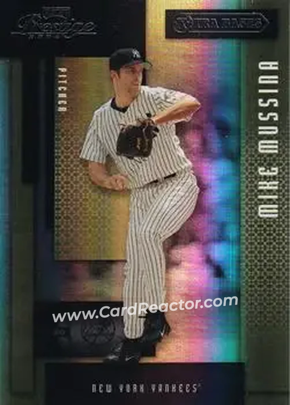 2004 Playoff Prestige - Xtra Bases Black #131 - Mike Mussina - New York Yankees - Front
