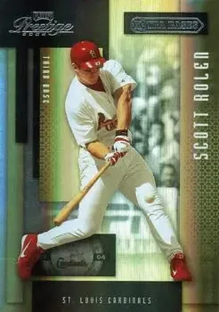 2004 Playoff Prestige - Xtra Bases Black #156 - Scott Rolen - St. Louis Cardinals