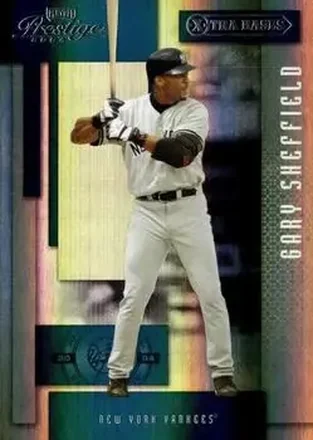 2004 Playoff Prestige - Xtra Bases Green #17 - Gary Sheffield - New York Yankees