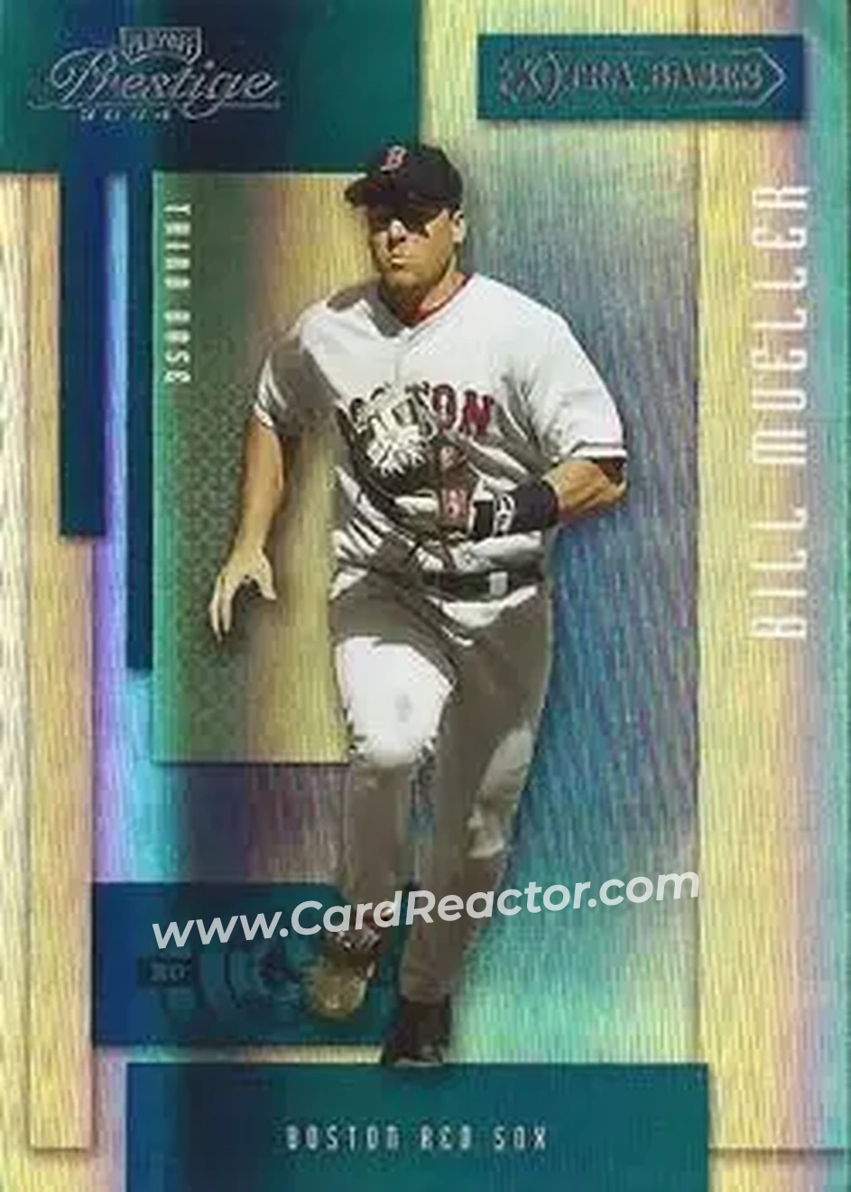 2004 Playoff Prestige - Xtra Bases Green #29 - Bill Mueller - Boston Red Sox - Front