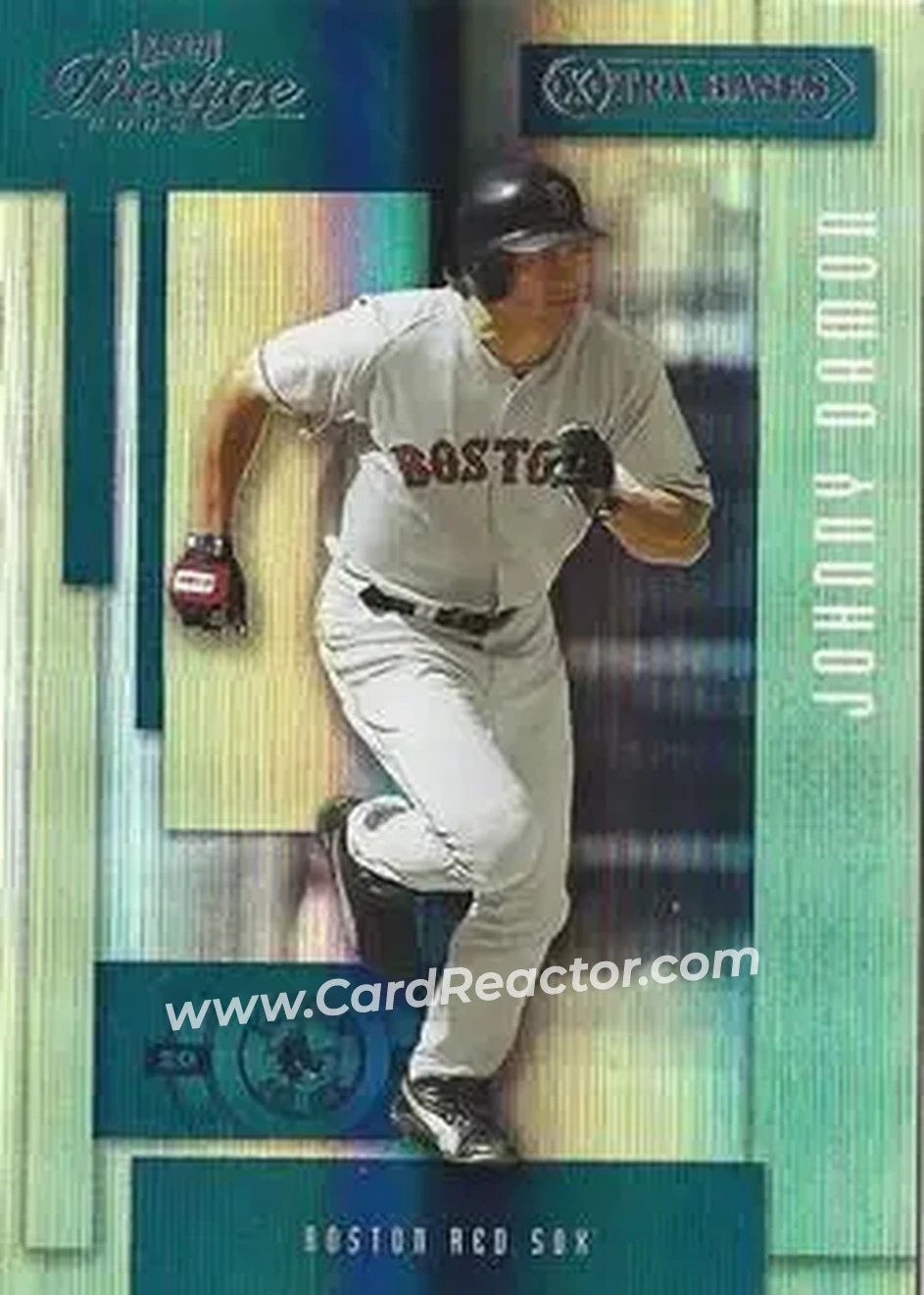 2004 Playoff Prestige - Xtra Bases Green #31 - Johnny Damon - Boston Red Sox - Front
