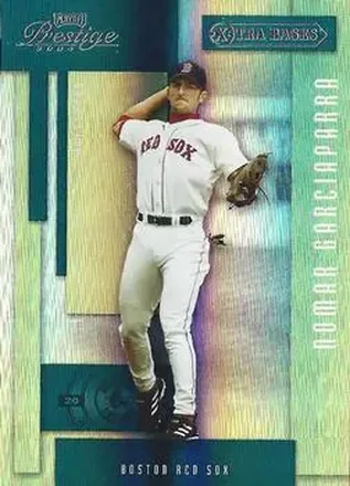 2004 Playoff Prestige - Xtra Bases Green #34 - Nomar Garciaparra - Boston Red Sox