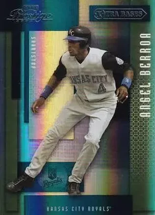 2004 Playoff Prestige - Xtra Bases Green #89 - Angel Berroa - Kansas City Royals