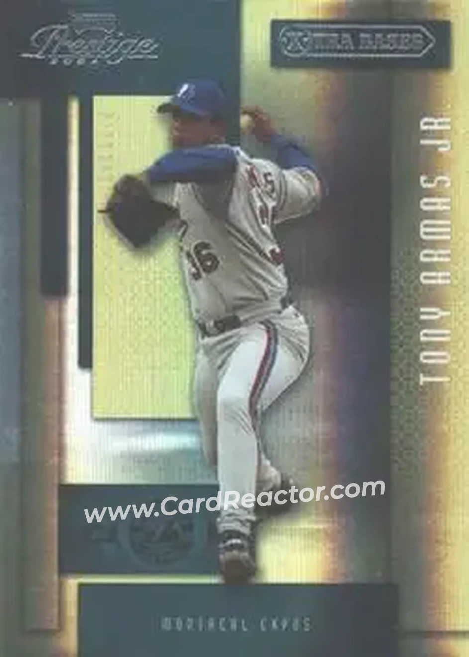 2004 Playoff Prestige - Xtra Bases Green #115 - Tony Armas, Jr. - Montreal Expos - Front