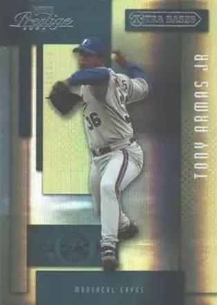 2004 Playoff Prestige - Xtra Bases Green #115 - Tony Armas, Jr. - Montreal Expos