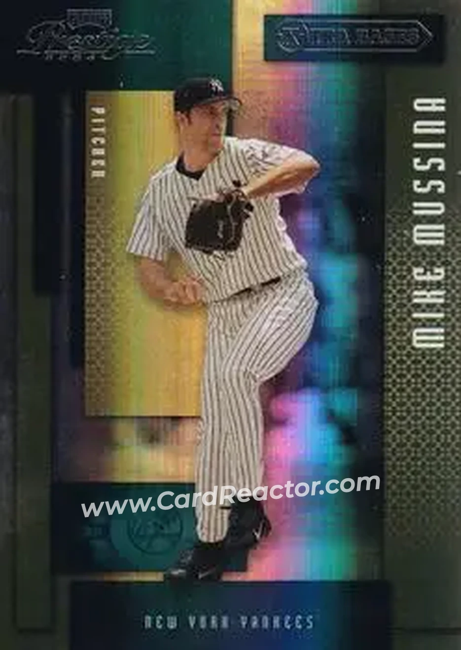 2004 Playoff Prestige - Xtra Bases Green #131 - Mike Mussina - New York Yankees - Front