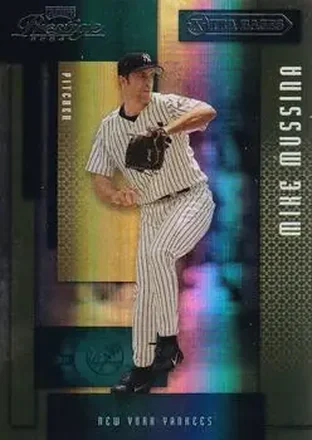2004 Playoff Prestige - Xtra Bases Green #131 - Mike Mussina - New York Yankees