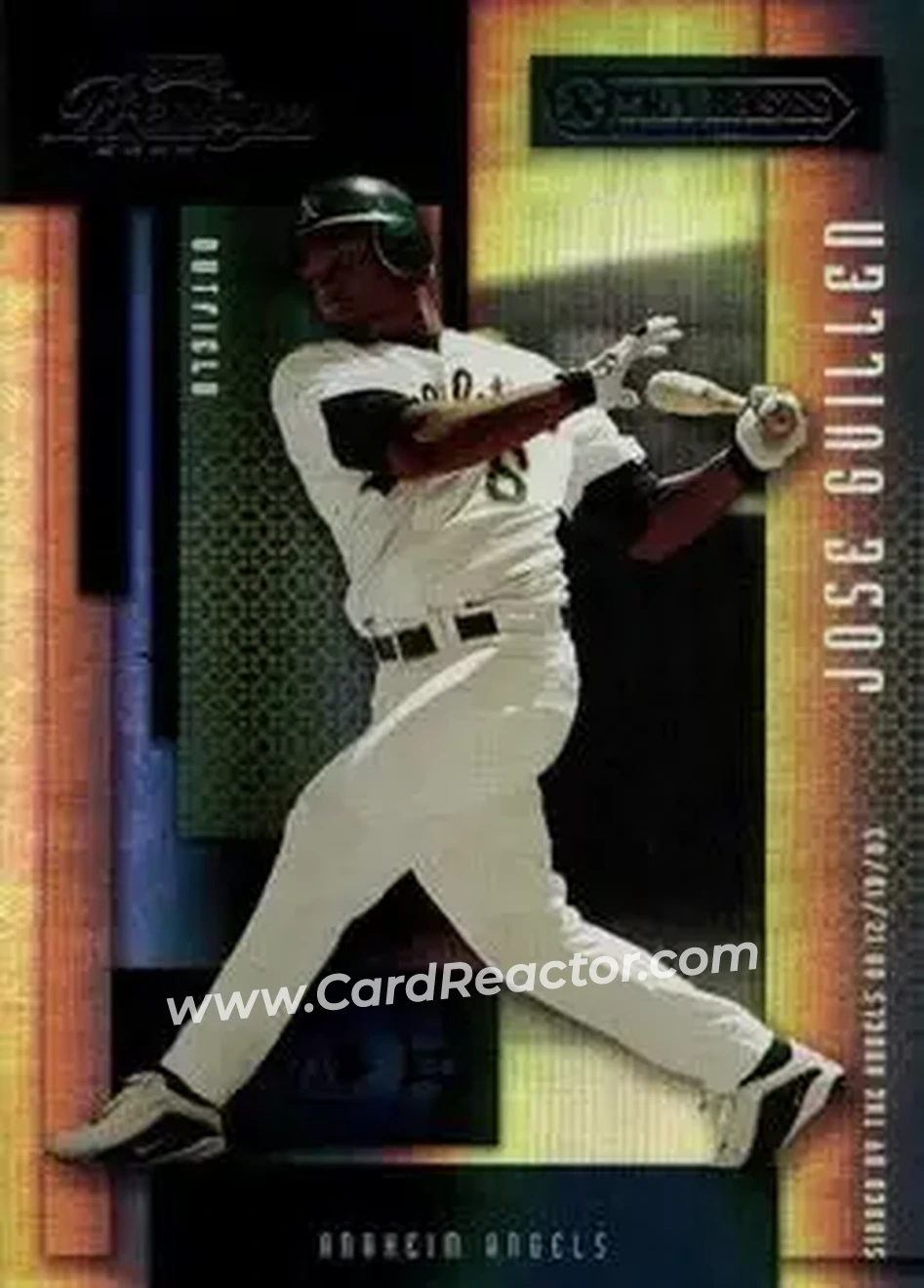 2004 Playoff Prestige - Xtra Bases Green #135 - Jose Guillen - Anaheim Angels - Front