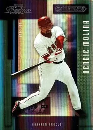 2004 Playoff Prestige - Xtra Bases Purple #1 - Bengie Molina - Anaheim Angels