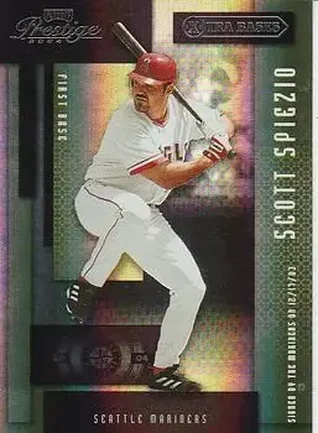 2004 Playoff Prestige - Xtra Bases Purple #4 - Scott Spiezio - Anaheim Angels