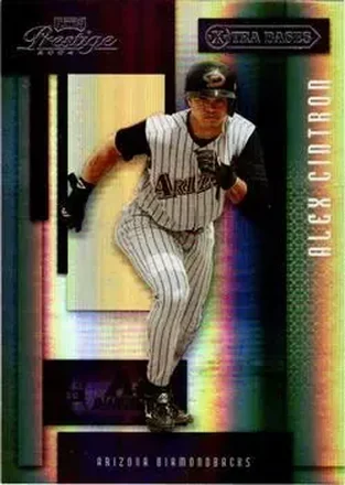 2004 Playoff Prestige #7 Xtra Bases Purple Alex Cintron