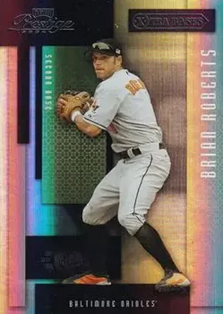 2004 Playoff Prestige - Xtra Bases Purple #23 - Brian Roberts - Baltimore Orioles