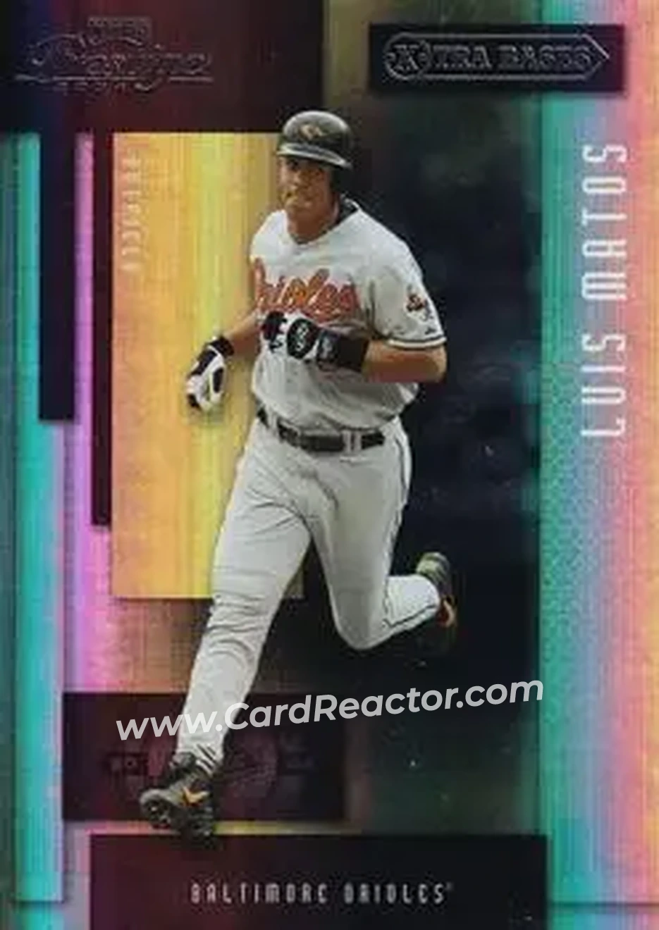 2004 Playoff Prestige - Xtra Bases Purple #26 - Luis Matos - Baltimore Orioles - Front