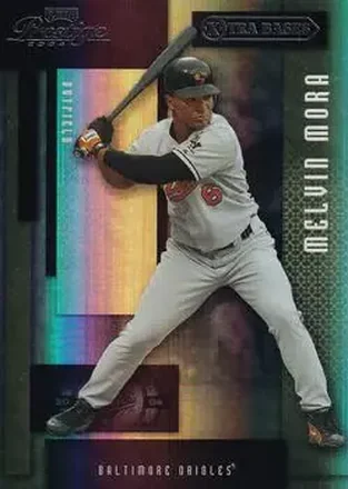 2004 Playoff Prestige - Xtra Bases Purple #27 - Melvin Mora - Baltimore Orioles