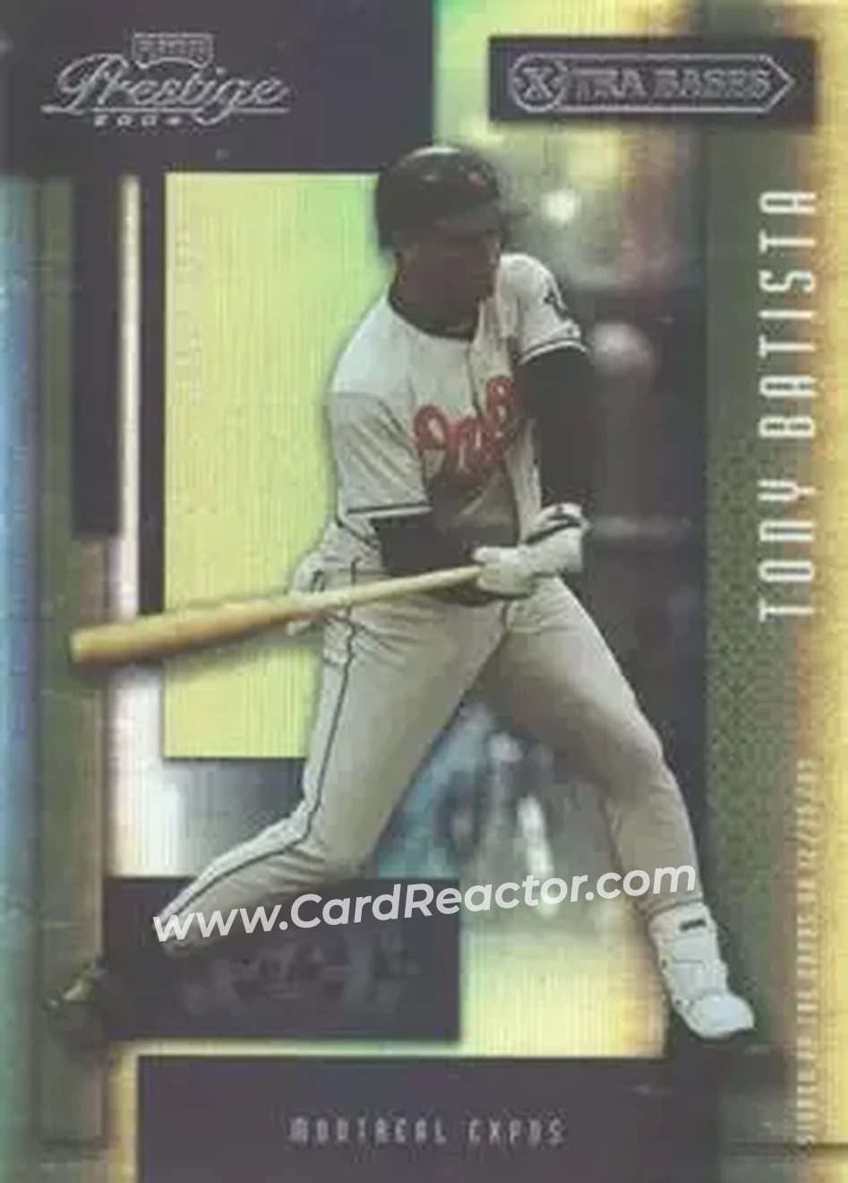 2004 Playoff Prestige - Xtra Bases Purple #28 - Tony Batista - Montreal Expos - Front