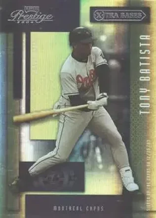 2004 Playoff Prestige - Xtra Bases Purple #28 - Tony Batista - Montreal Expos