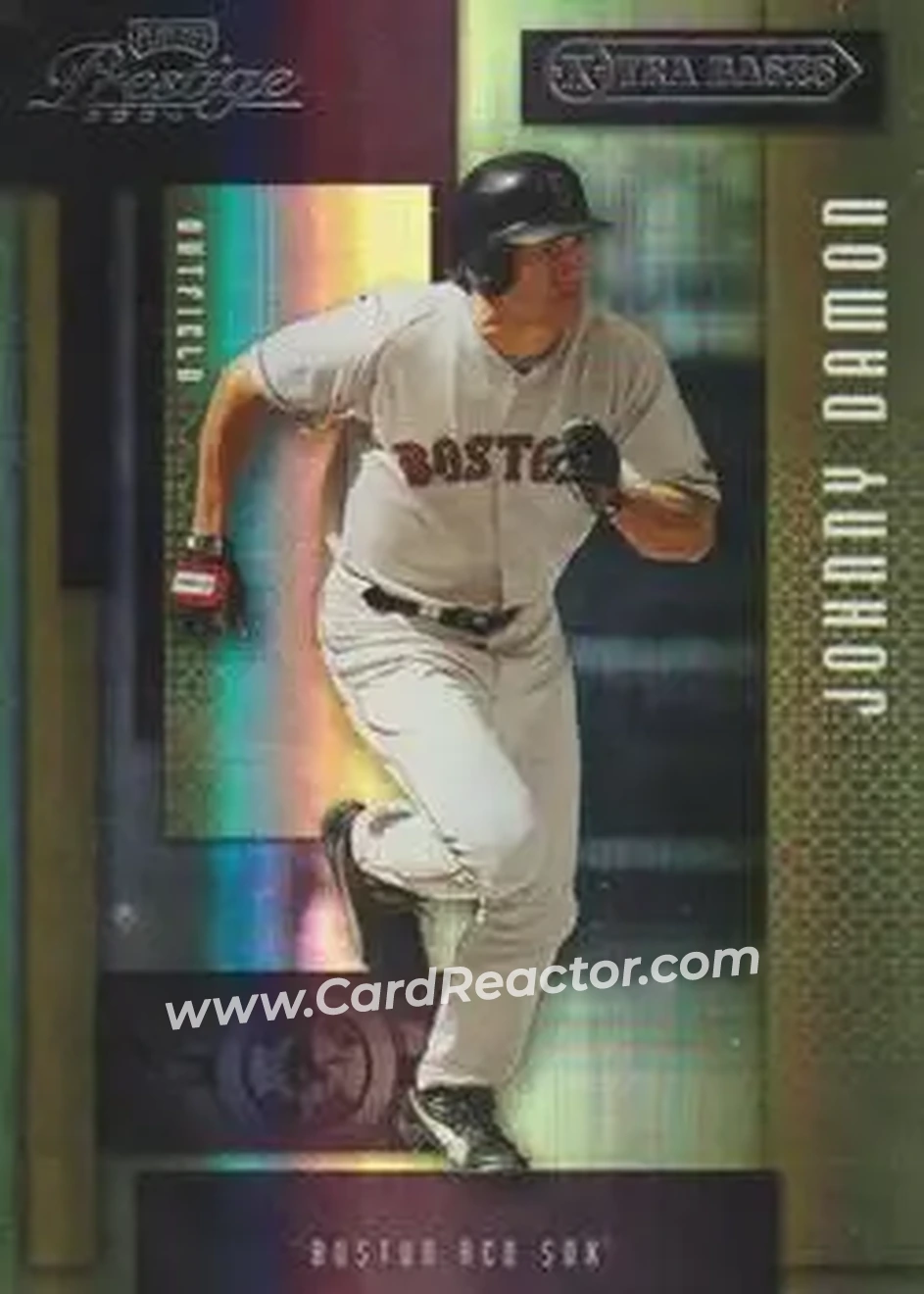 2004 Playoff Prestige - Xtra Bases Purple #31 - Johnny Damon - Boston Red Sox - Front