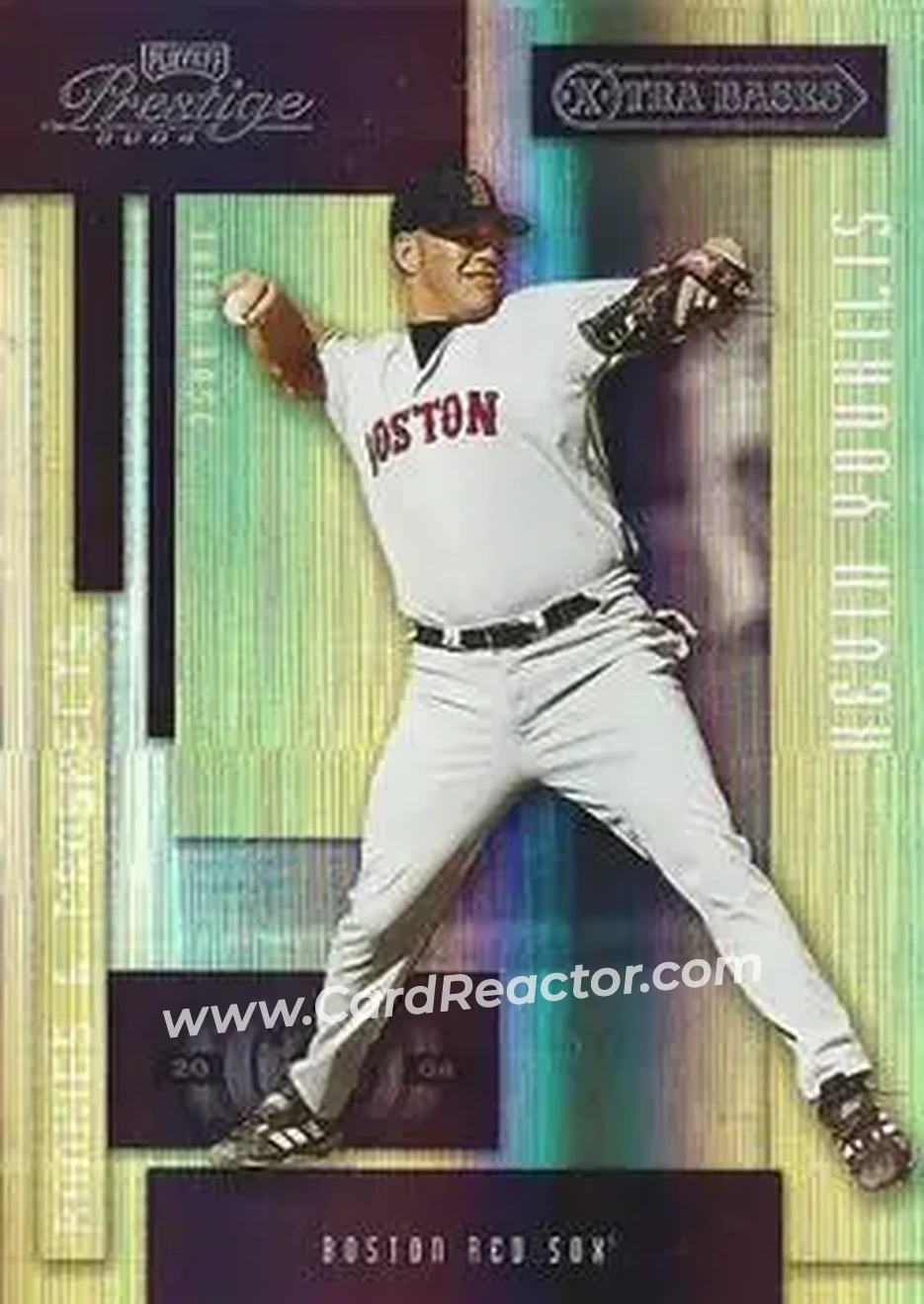 2004 Playoff Prestige - Xtra Bases Purple #32 - Kevin Youkilis - Boston Red Sox - Front