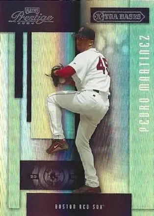 2004 Playoff Prestige - Xtra Bases Purple #35 - Pedro Martinez - Boston Red Sox