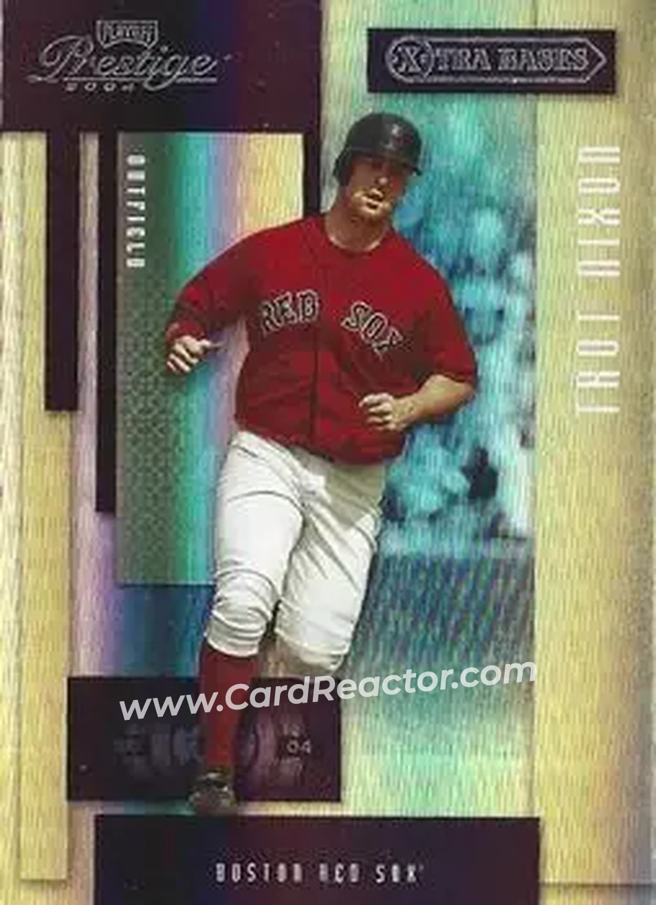 2004 Playoff Prestige - Xtra Bases Purple #36 - Trot Nixon - Boston Red Sox - Front