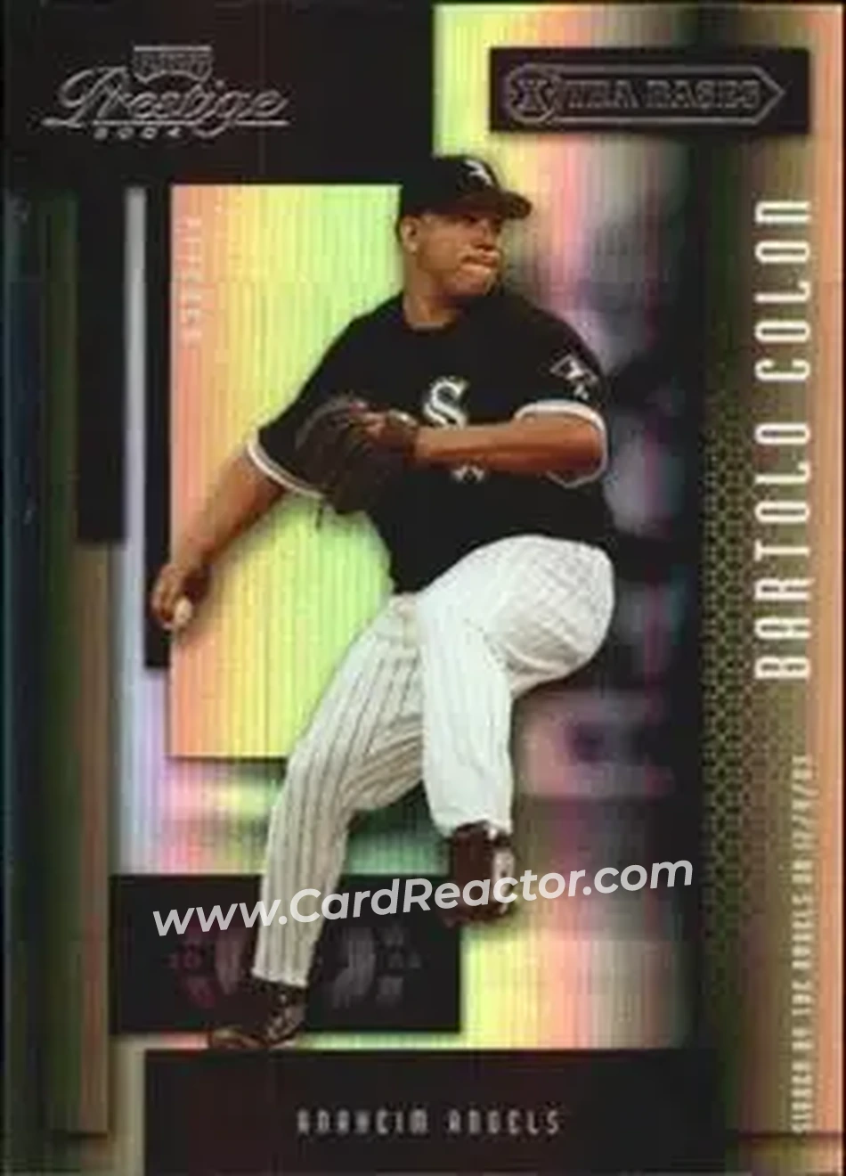2004 Playoff Prestige - Xtra Bases Purple #45 - Bartolo Colon - Anaheim Angels - Front