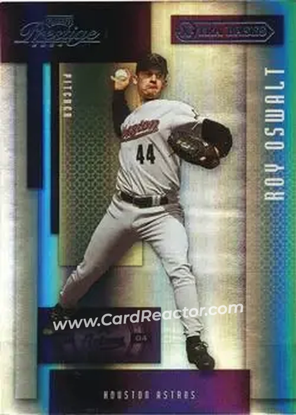 2004 Playoff Prestige - Xtra Bases Purple #87 - Roy Oswalt - Houston Astros - Front