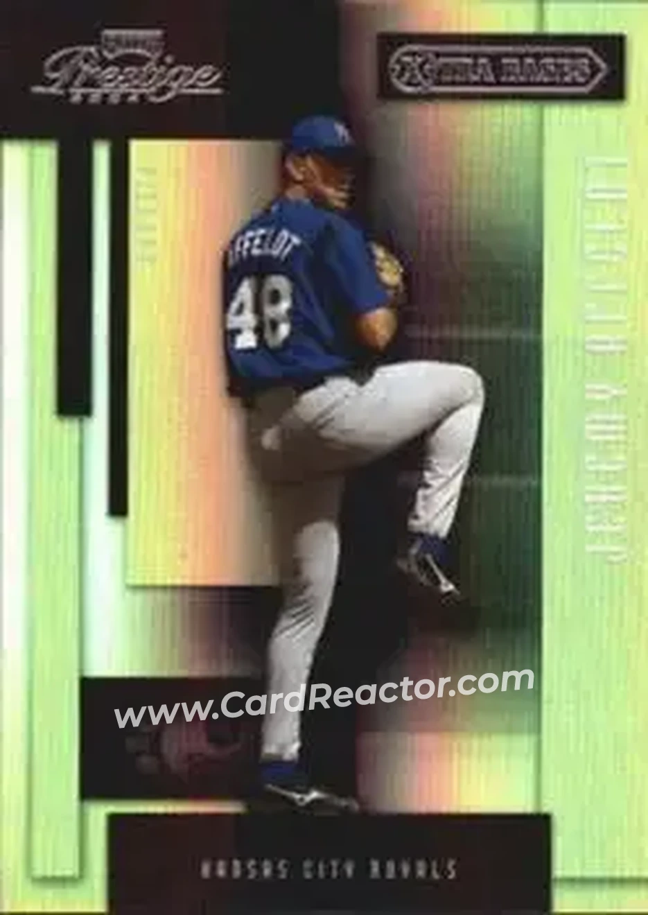 2004 Playoff Prestige - Xtra Bases Purple #91 - Jeremy Affeldt - Kansas City Royals - Front