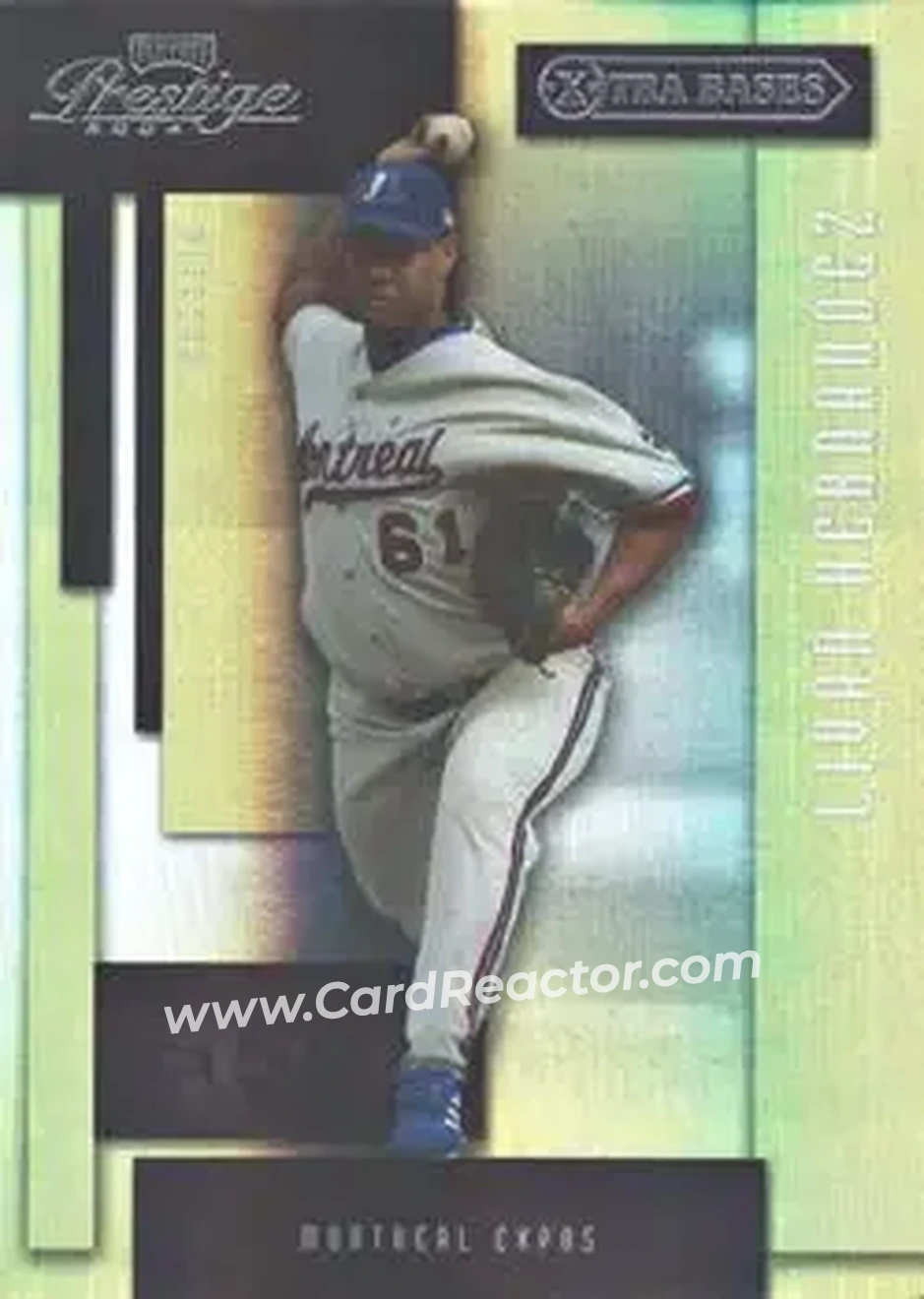 2004 Playoff Prestige - Xtra Bases Purple #113 - Livan Hernandez - Montreal Expos - Front