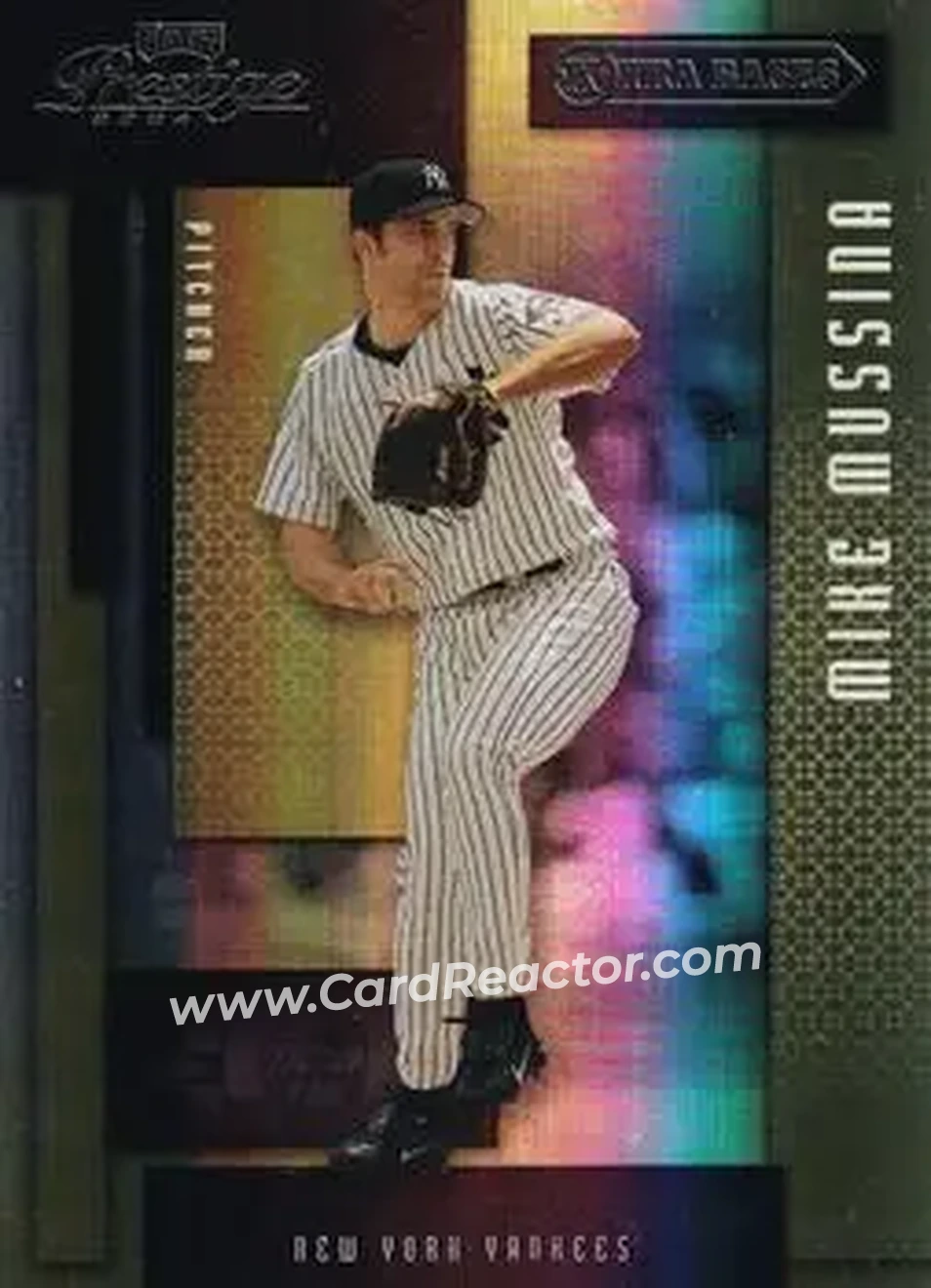 2004 Playoff Prestige - Xtra Bases Purple #131 - Mike Mussina - New York Yankees - Front