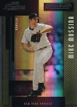 2004 Playoff Prestige - Xtra Bases Purple #131 - Mike Mussina - New York Yankees