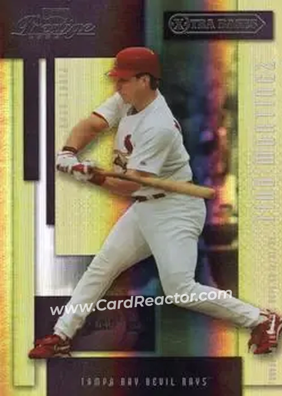 2004 Playoff Prestige - Xtra Bases Purple #157 - Tino Martinez - Tampa Bay Devil Rays - Front
