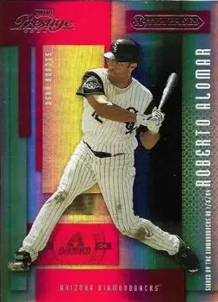 2004 Playoff Prestige - Xtra Bases Red #51 - Roberto Alomar - Arizona Diamondbacks