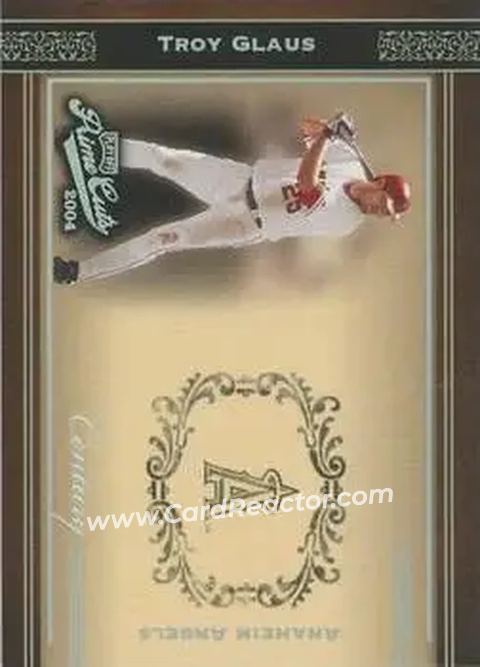 2004 Playoff Prime Cuts - Century #15 - Troy Glaus - Anaheim Angels - Front