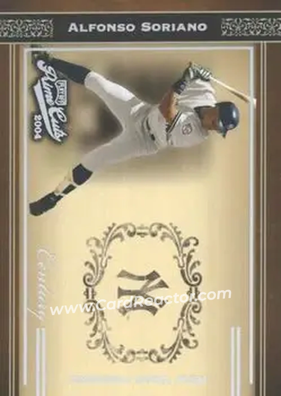 2004 Playoff Prime Cuts - Century #24 - Alfonso Soriano - New York Yankees - Front