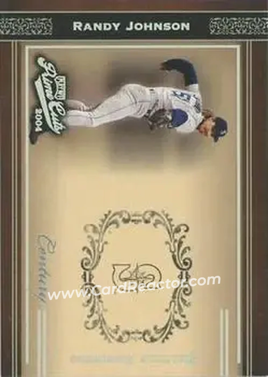 2004 Playoff Prime Cuts - Century #34 - Randy Johnson - Seattle Mariners - Front