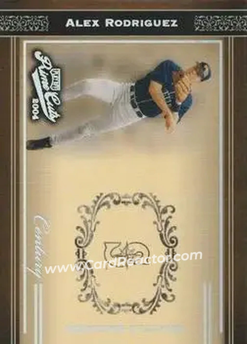 2004 Playoff Prime Cuts - Century #38 - Alex Rodriguez - Seattle Mariners - Front
