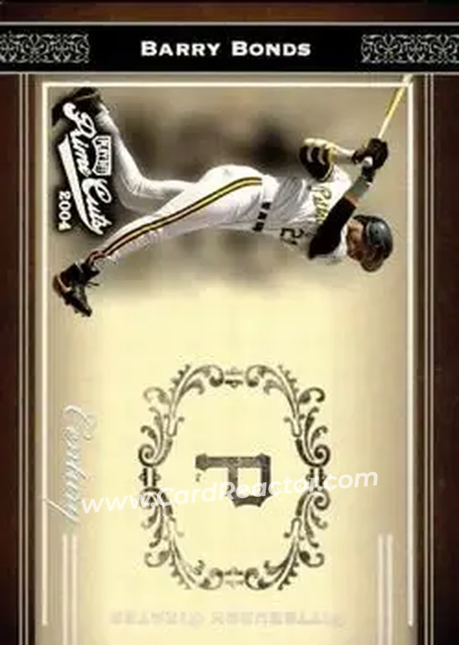 2004 Playoff Prime Cuts - Century #45 - Barry Bonds - Pittsburgh Pirates - Front