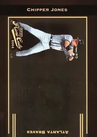 2004 Playoff Prime Cuts - Century Gold #29 - Chipper Jones - Atlanta Braves