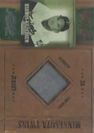 2004 Playoff Prime Cuts - MLB Icons Material #MLB-26 - Harmon Killebrew - Minnesota Twins