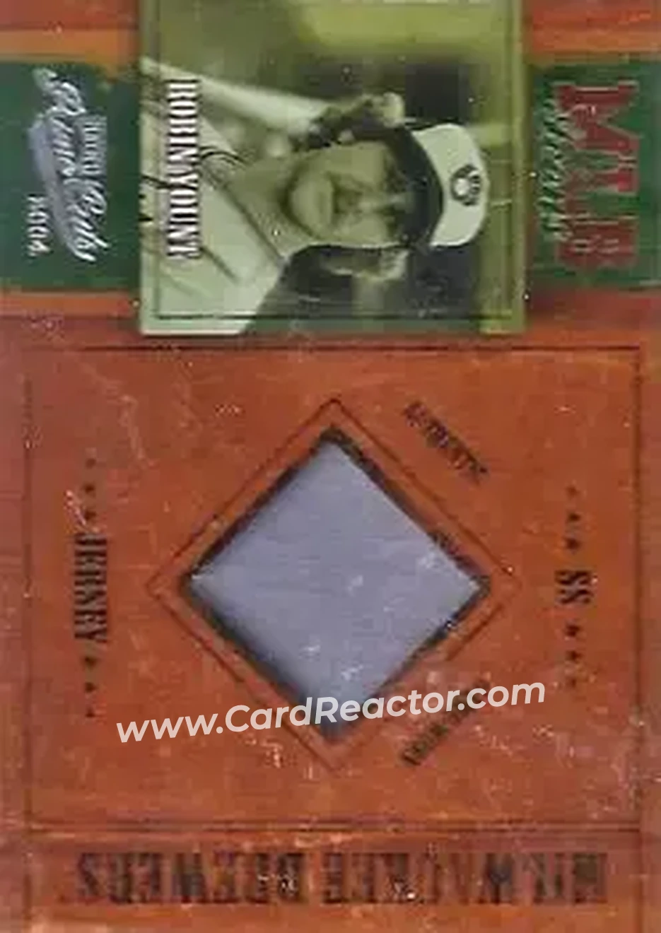 2004 Playoff Prime Cuts - MLB Icons Material #MLB-30 - Robin Yount - Milwaukee Brewers - Front