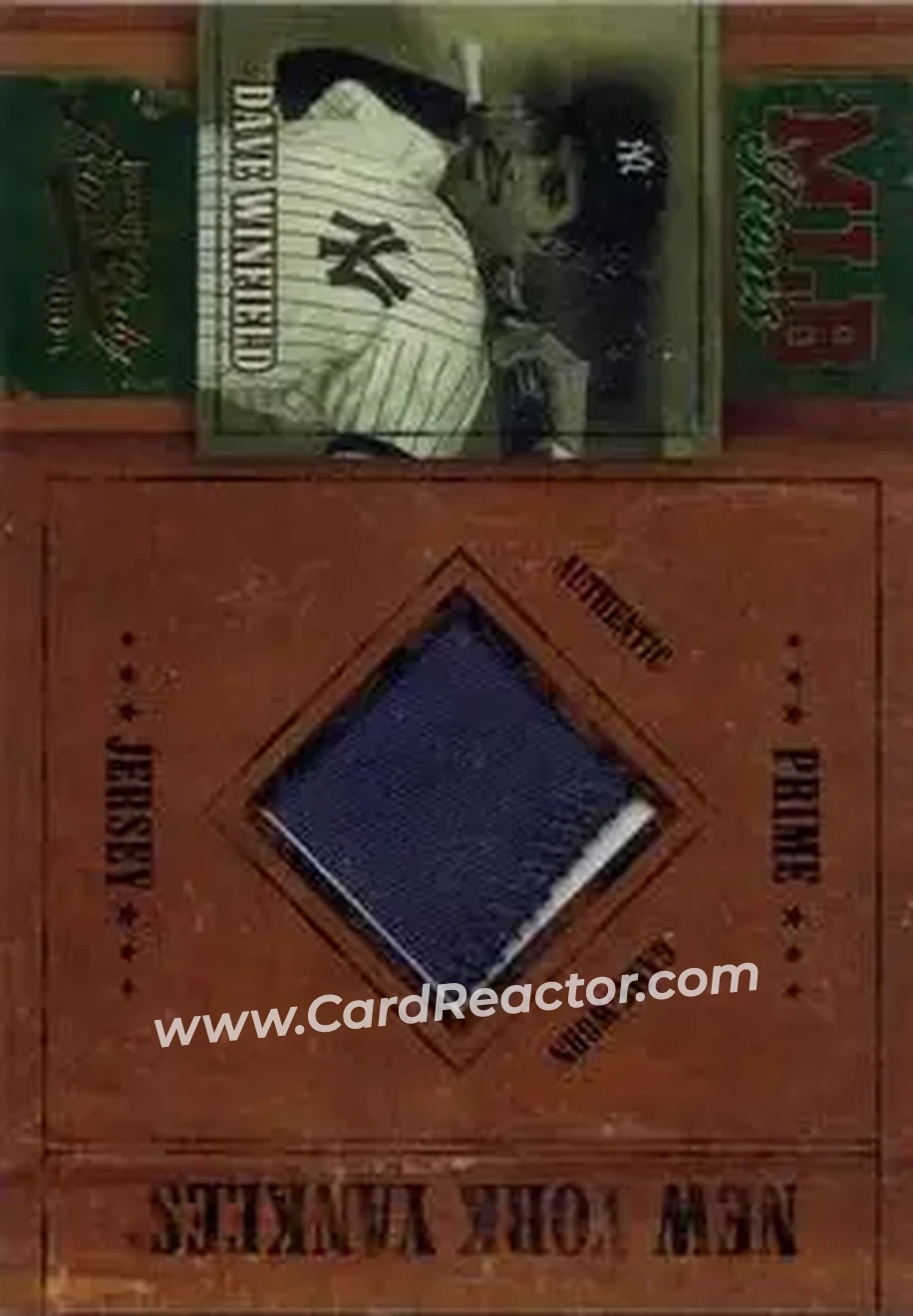2004 Playoff Prime Cuts - MLB Icons Material Prime #MLB-38 - Dave Winfield - New York Yankees - Front