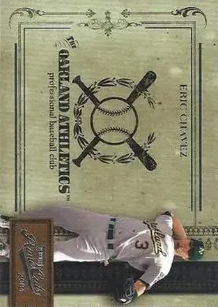 2004 Playoff Prime Cuts II #3 - Eric Chavez - Oakland Athletics