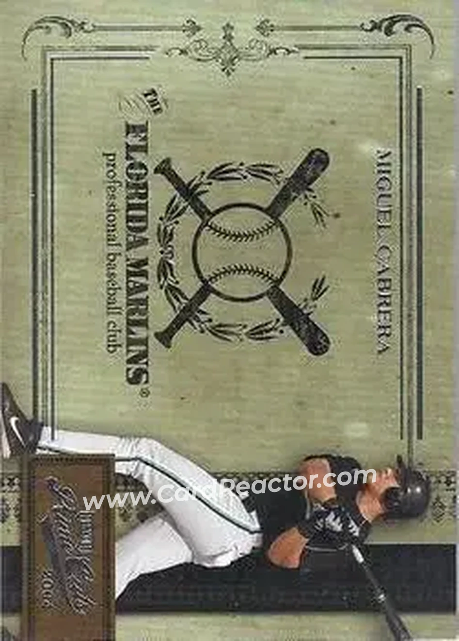 2004 Playoff Prime Cuts II #6 - Miguel Cabrera - Florida Marlins - Front