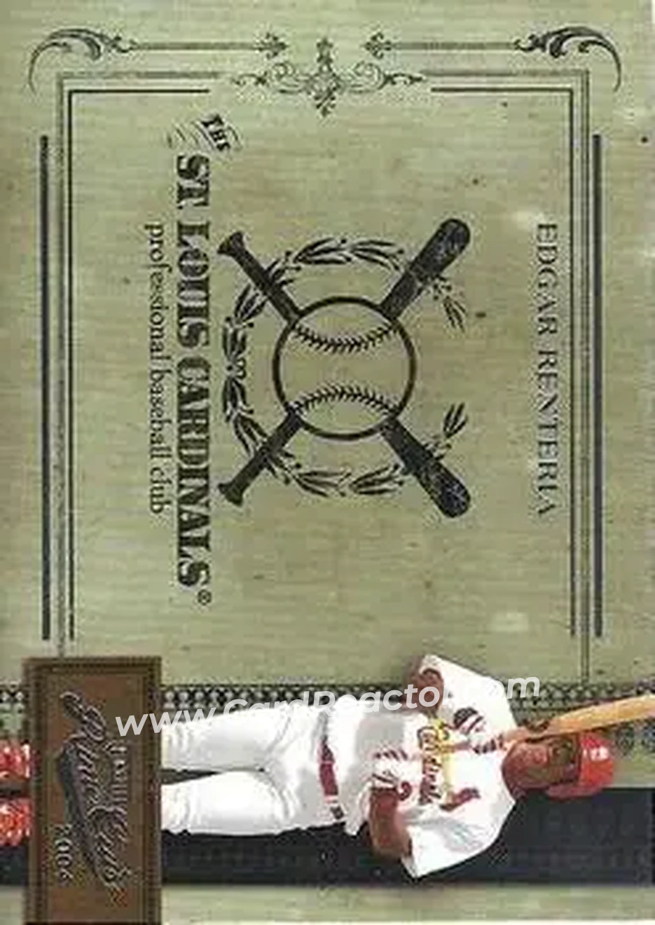 2004 Playoff Prime Cuts II #14 - Edgar Renteria - St. Louis Cardinals - Front