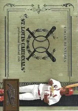 2004 Playoff Prime Cuts II #14 - Edgar Renteria - St. Louis Cardinals