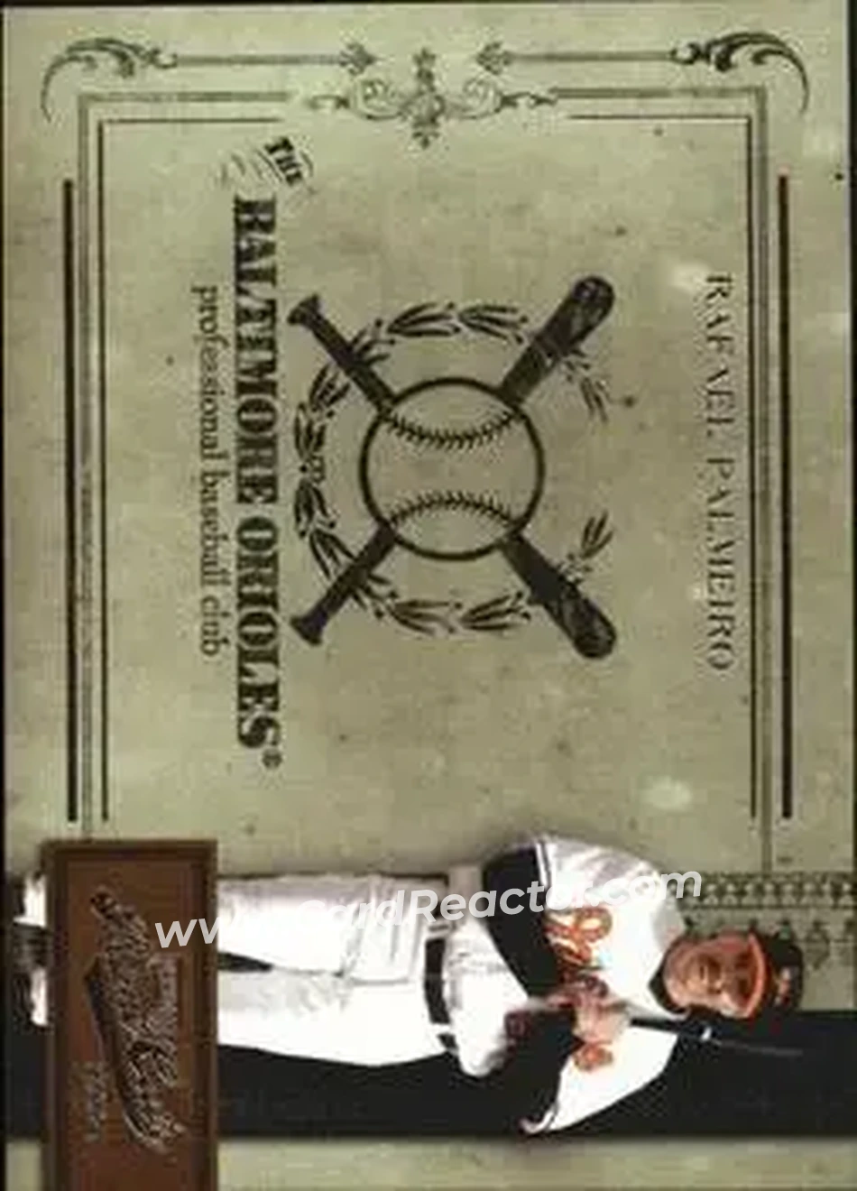 2004 Playoff Prime Cuts II #25 - Rafael Palmeiro - Baltimore Orioles - Front