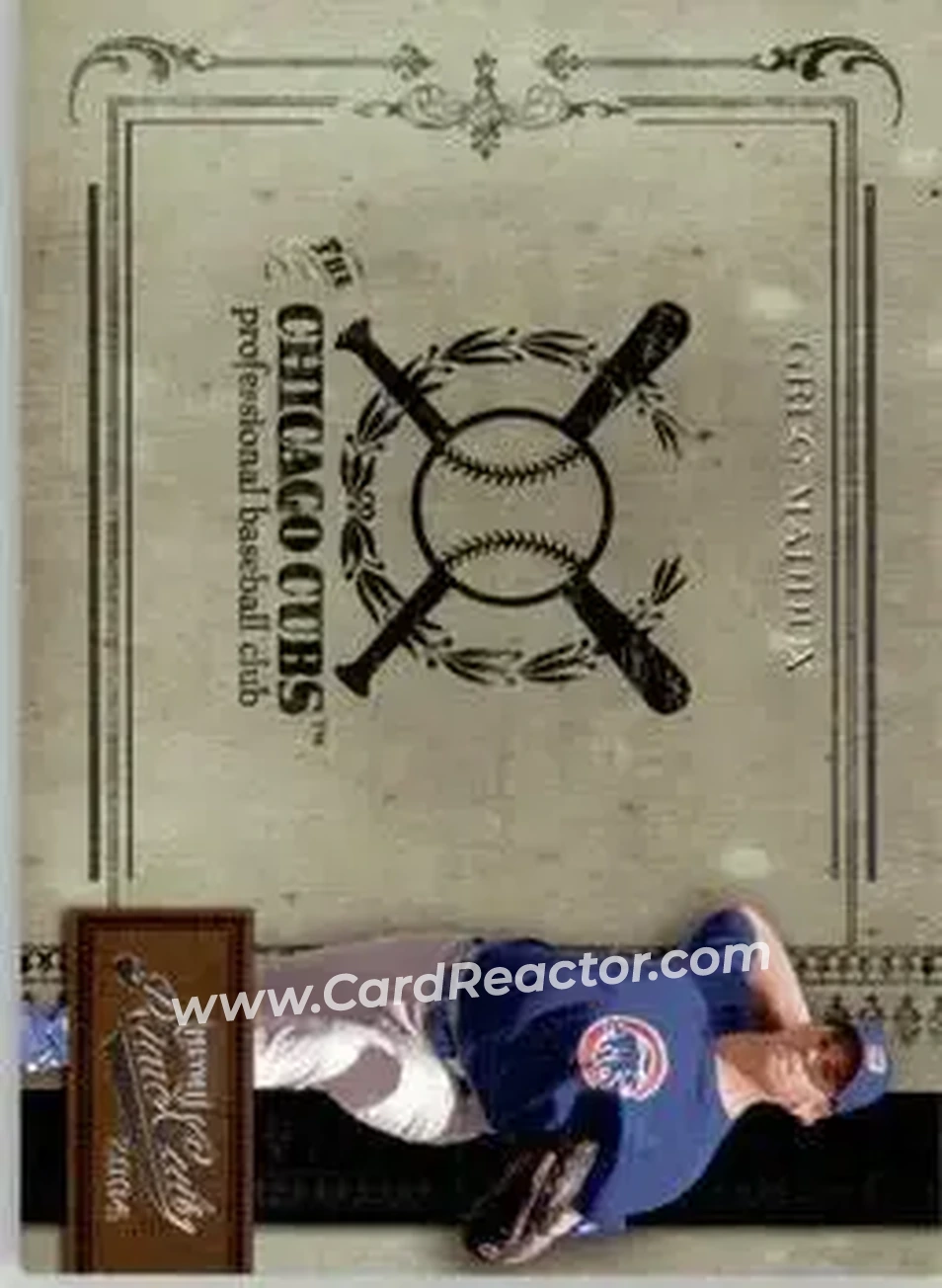 2004 Playoff Prime Cuts II #31 - Greg Maddux - Chicago Cubs - Front 2004 Playoff Prime Cuts II #31 - Greg Maddux - Chicago Cubs - Front