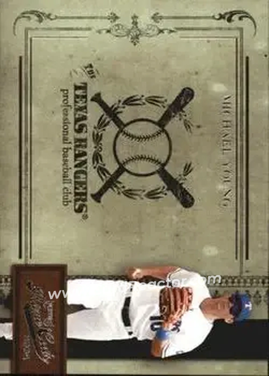 2004 Playoff Prime Cuts II #36 - Michael Young - Texas Rangers - Front 2004 Playoff Prime Cuts II #36 - Michael Young - Texas Rangers - Front